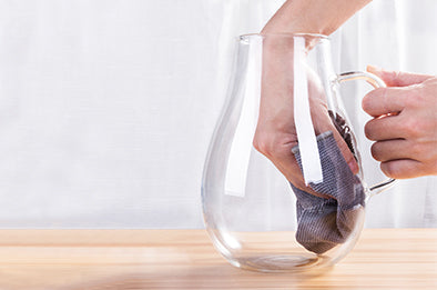 Clean Stains Of Glass Pitcher