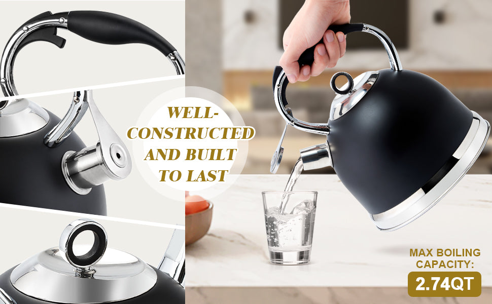 Whistling Tea Top Electric Tea Kettles Stove Cute Whistling Tea