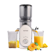 SUSTEAS Cold Press Juicer, Slow Masticating Juice Extractor, White