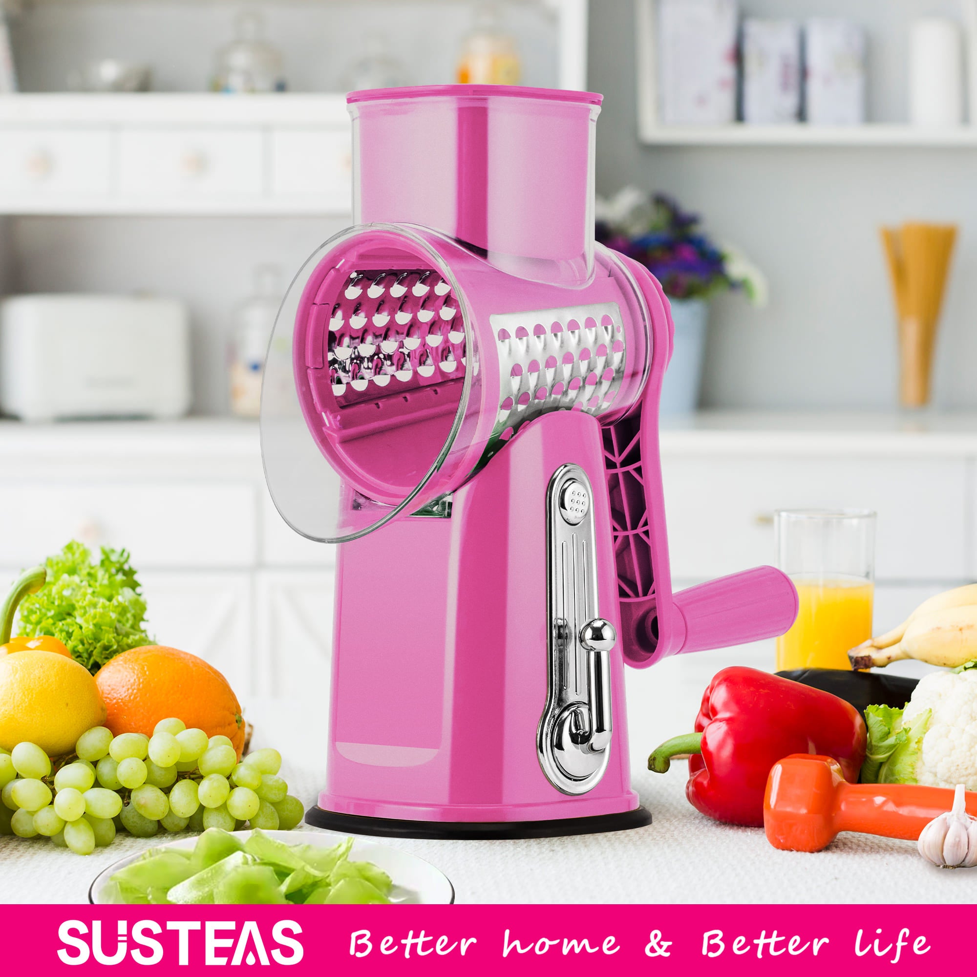 SUSTEAS Rotary Cheese Grater