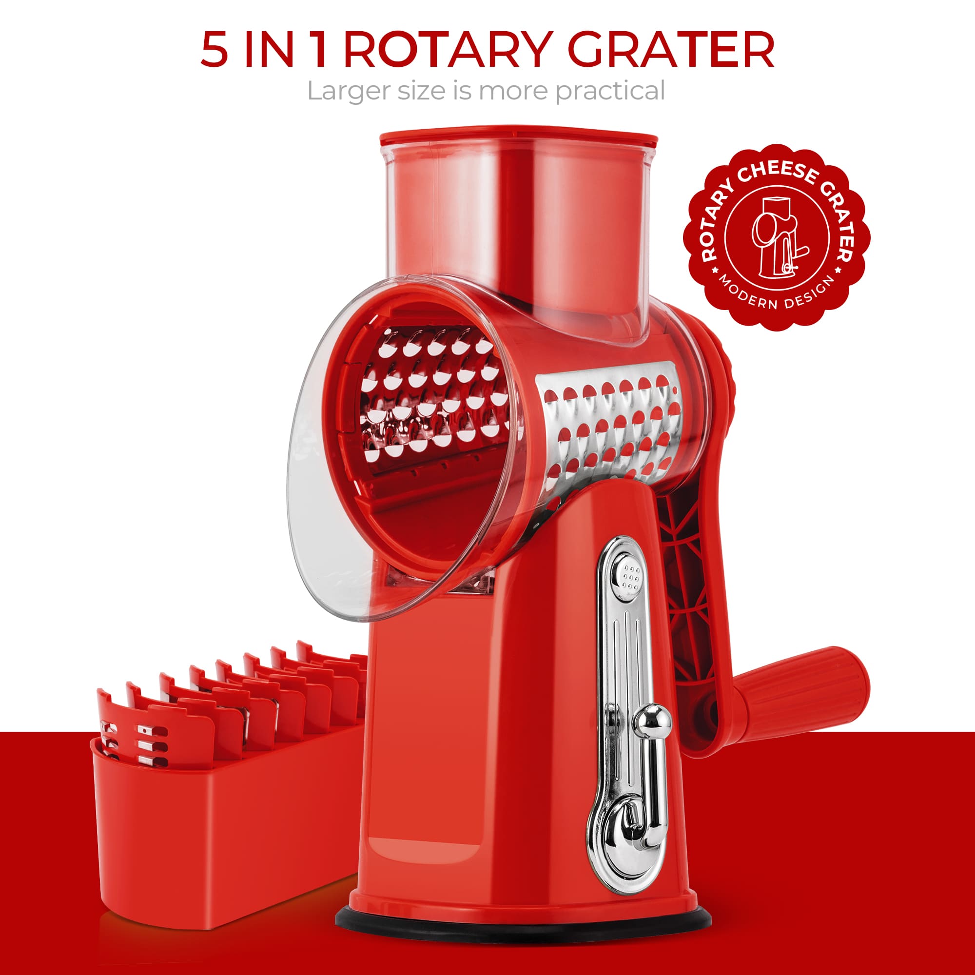 SUSTEAS Rotary Cheese Grater
