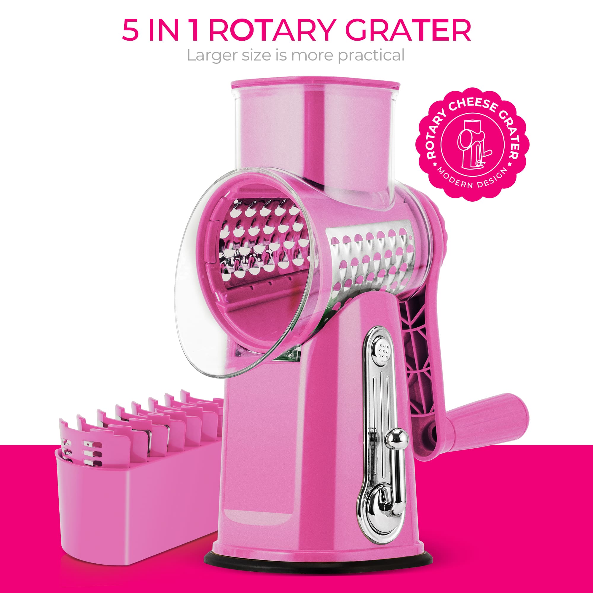 SUSTEAS Rotary Cheese Grater