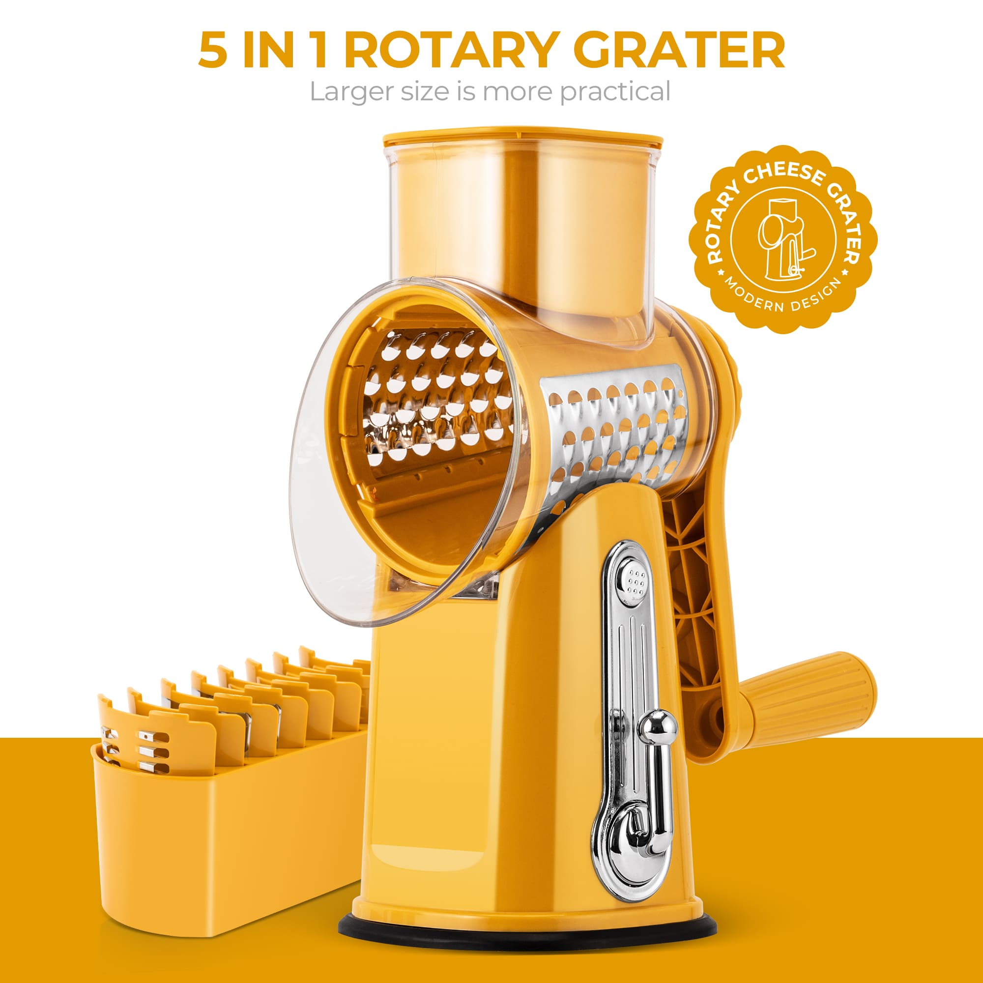 SUSTEAS Rotary Cheese Grater