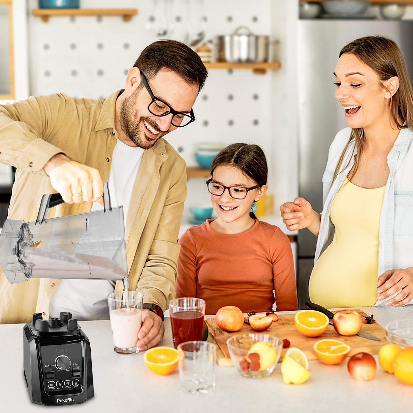 SUSTEAS Blender with 1200W Powerful Motor, Black Color