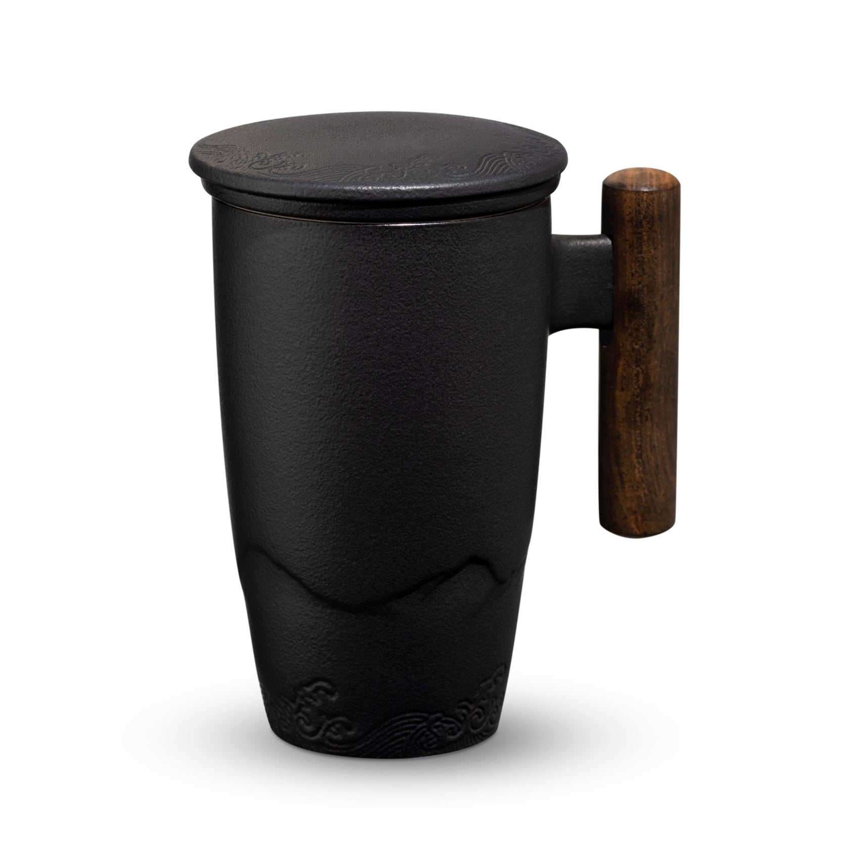 Ceramic Mug with Tea Infuser and Lid