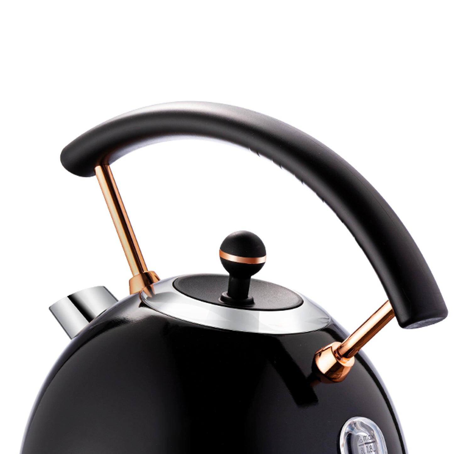 Retro Electric Kettle 1.8L (Black )