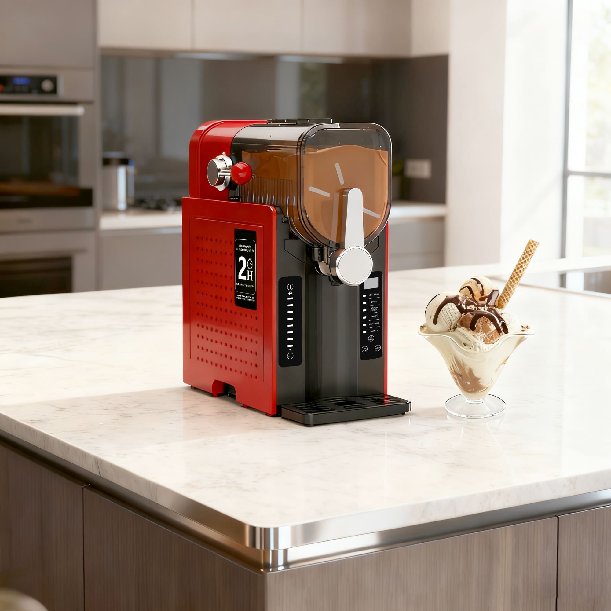 SUSTEAS Slushie Machine, Perfect for Frozen Drinks & Snow Melting, Ideal for Home