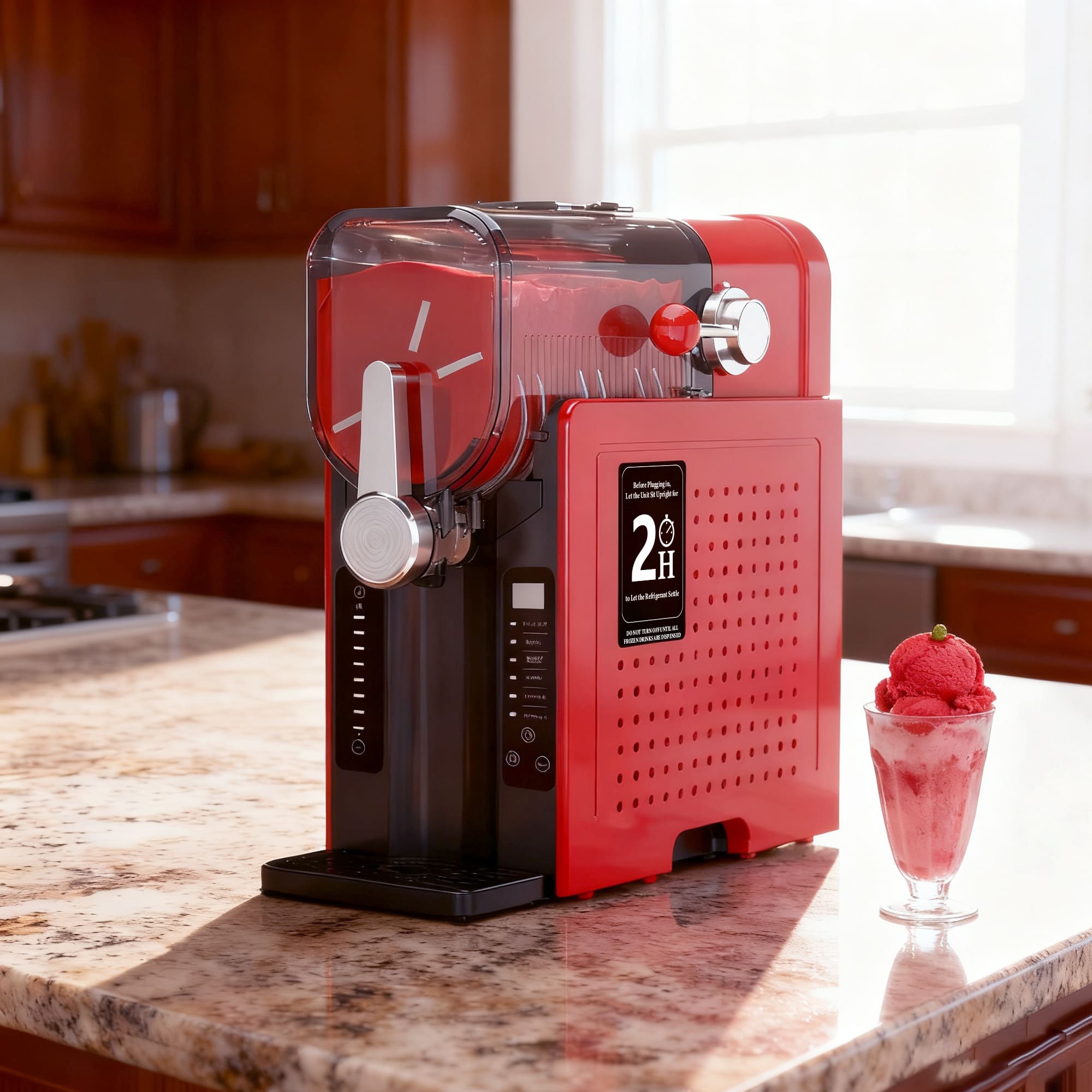 SUSTEAS Slushie Machine, Perfect for Frozen Drinks & Snow Melting, Ideal for Home