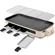 SUSTEAS Smokeless Indoor Electric Grill with Removable Extra-Large Plate