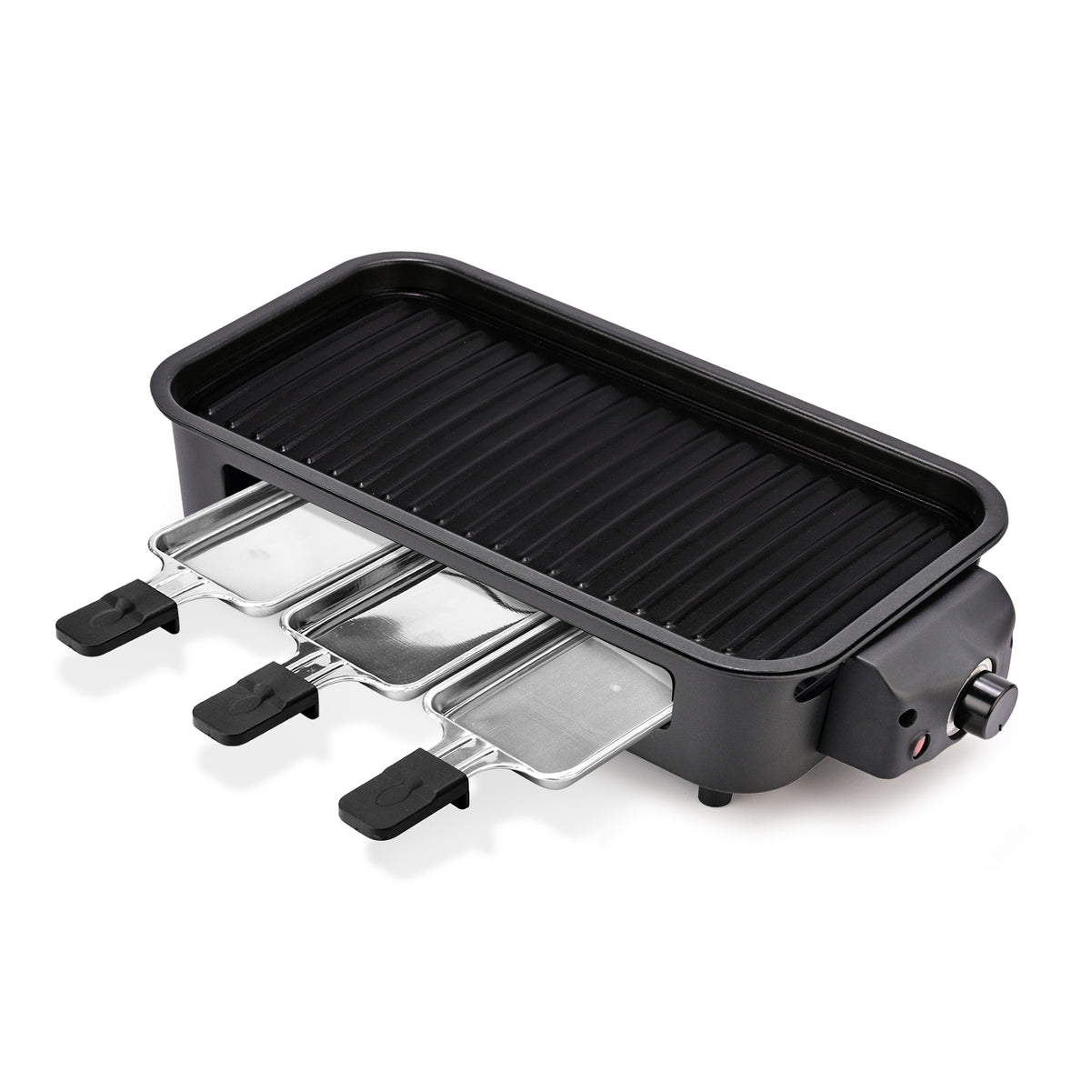 Indoor Electric Grill Smokeless Non-Stick Griddle for Raclette| Pukomc