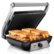 SUSTEAS Sandwich Maker, Non-Stick Panini Press Grill