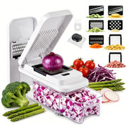 7-Blade Vegetable Chopper with Pull-Out Container & Mandoline Slicer B870