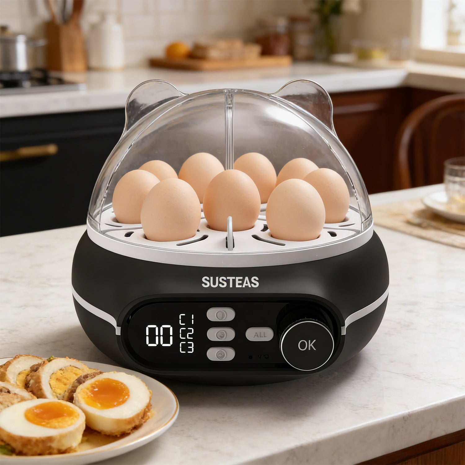 A Smart Egg Cooker for Kitchen