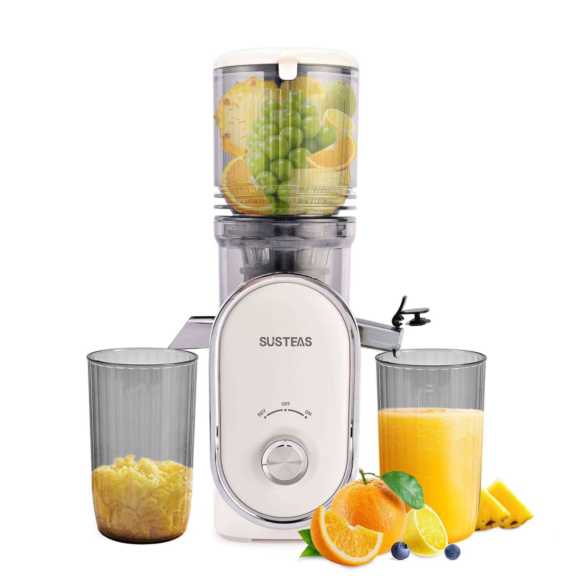 Kitchen essentials: Electric Juicer & Grater Machine for home use, Beige Color