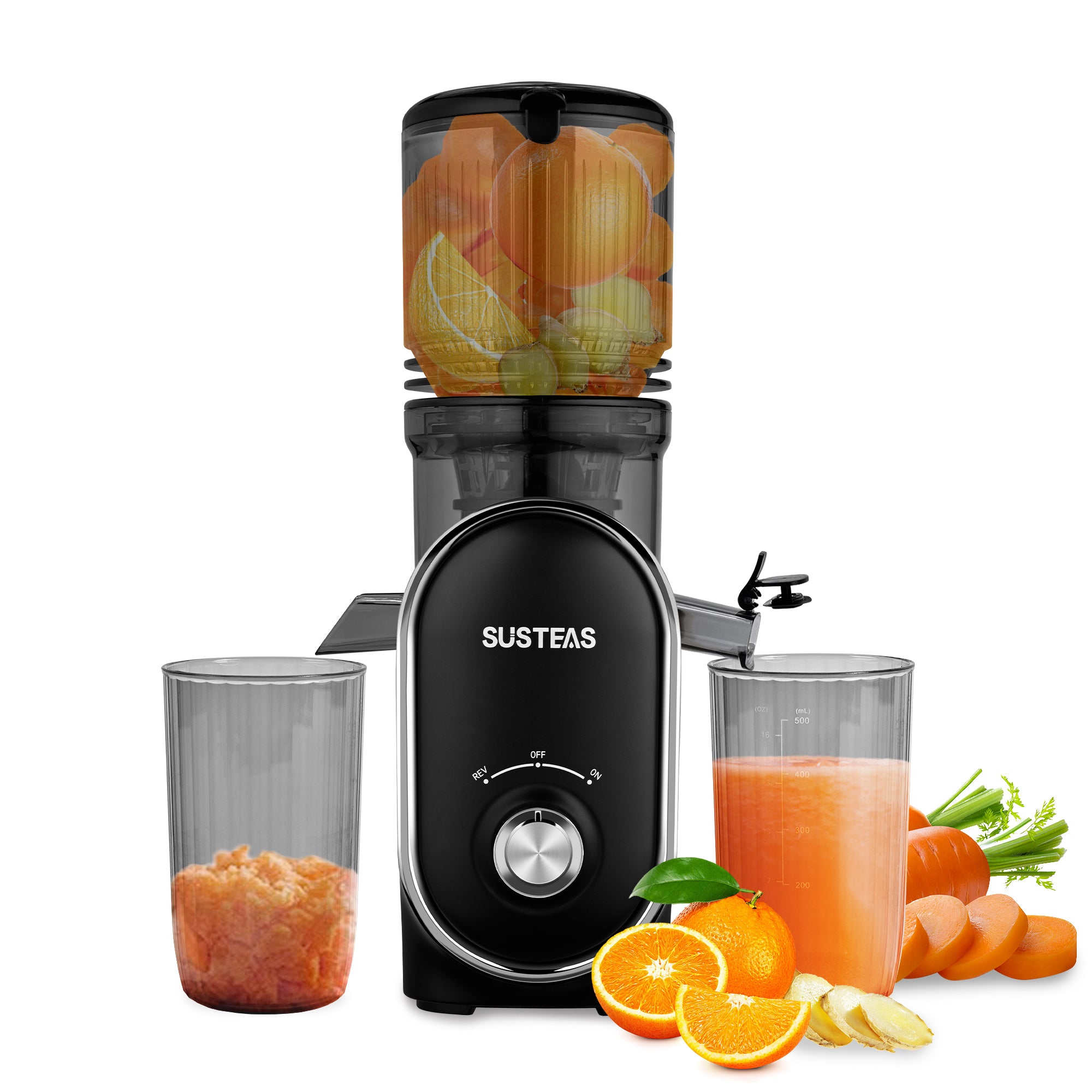 SUSTEAS Fruit Juicer for home, Dark Gray