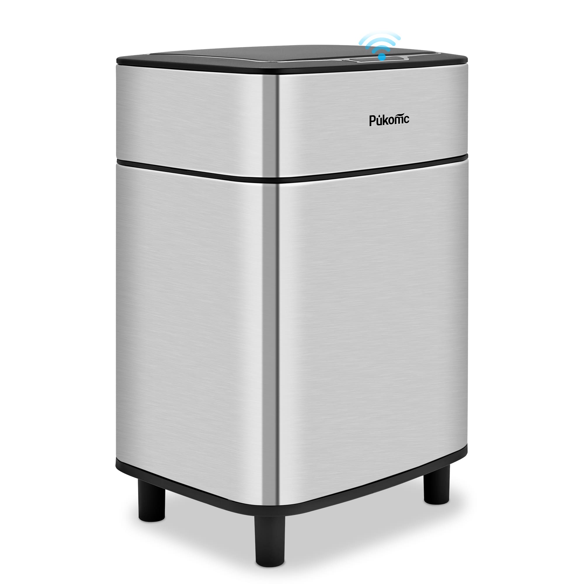 SUSTEAS Stainless Steel Trash Can, Capacity 10L