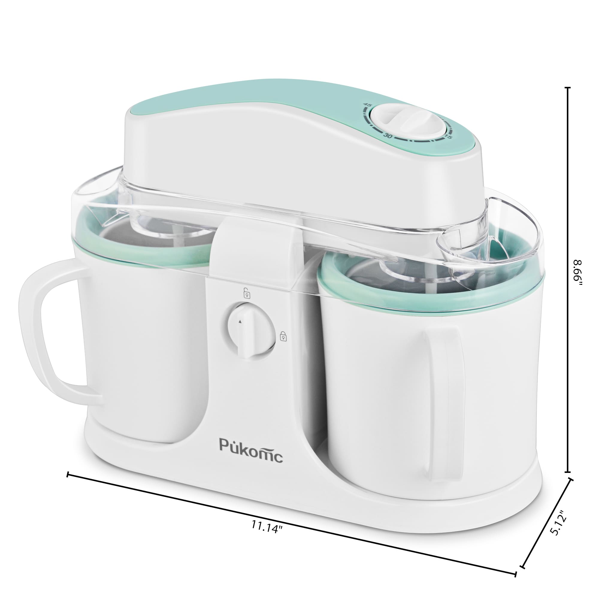 PUKOMC Ice Cream Maker Machine – SUSTEAS