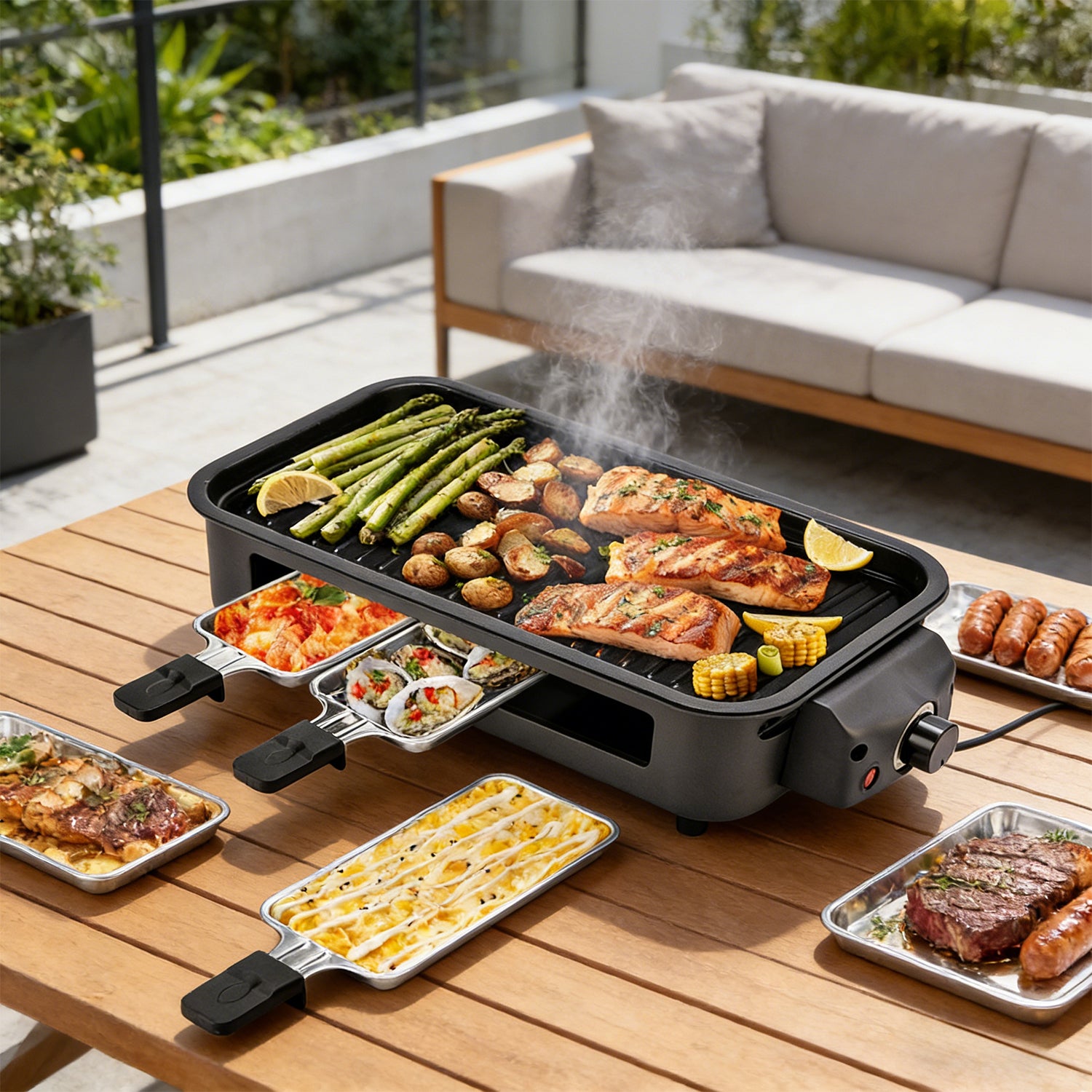Electric Barbecue Grill for Home