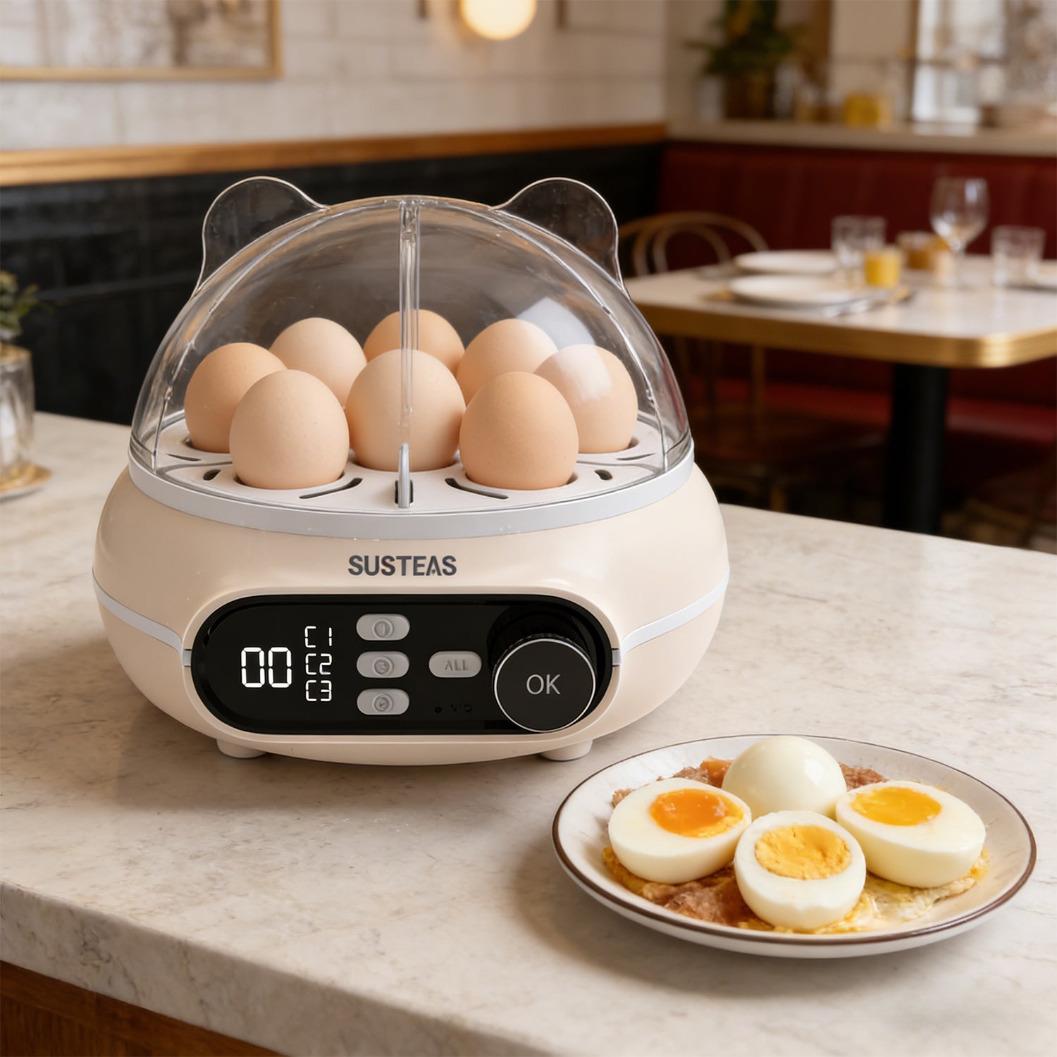 A Smart Egg Cooker for Kitchen