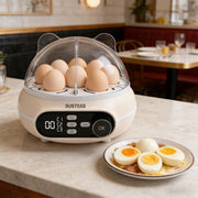 Rapid Egg Cooker 9 Eggs Capacity, Soft, Medium, Hard Boiled Egg Cooker
