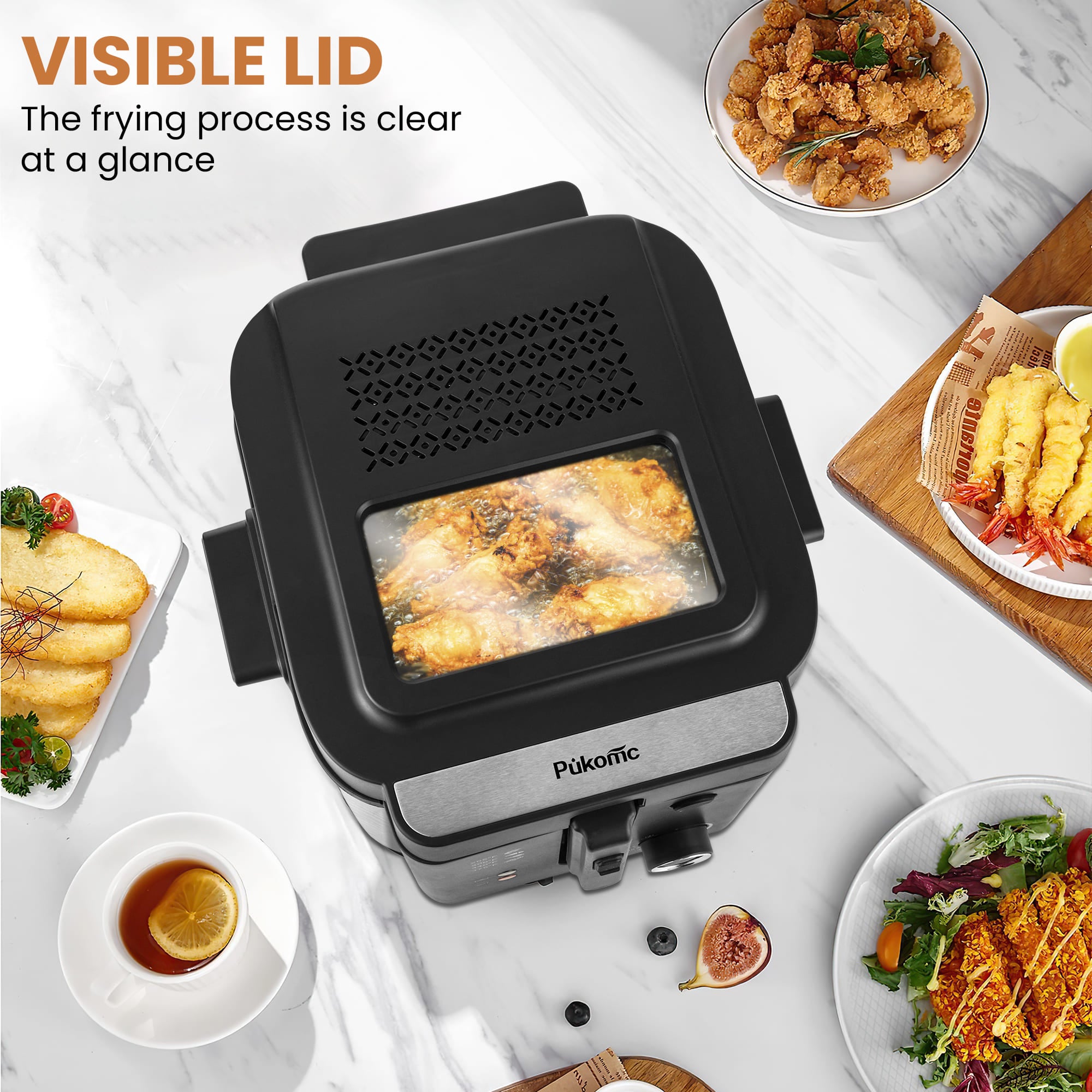 SUSTEAS Electric Deep Fryer