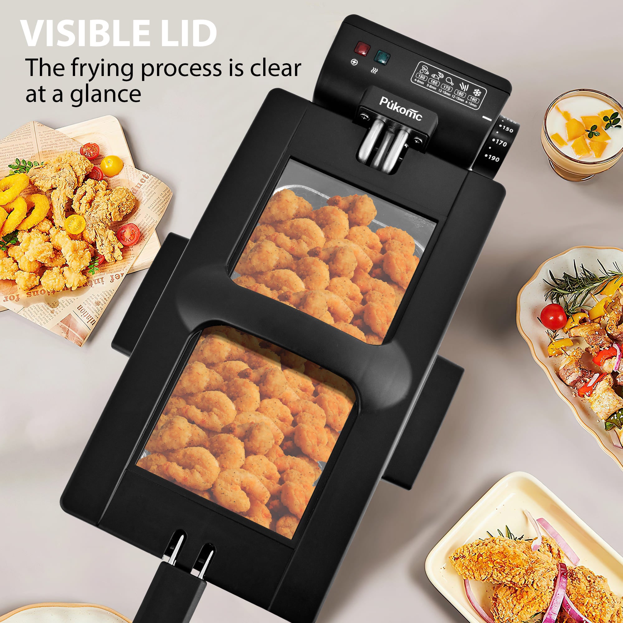 SUSTEAS Electric Deep Fryer