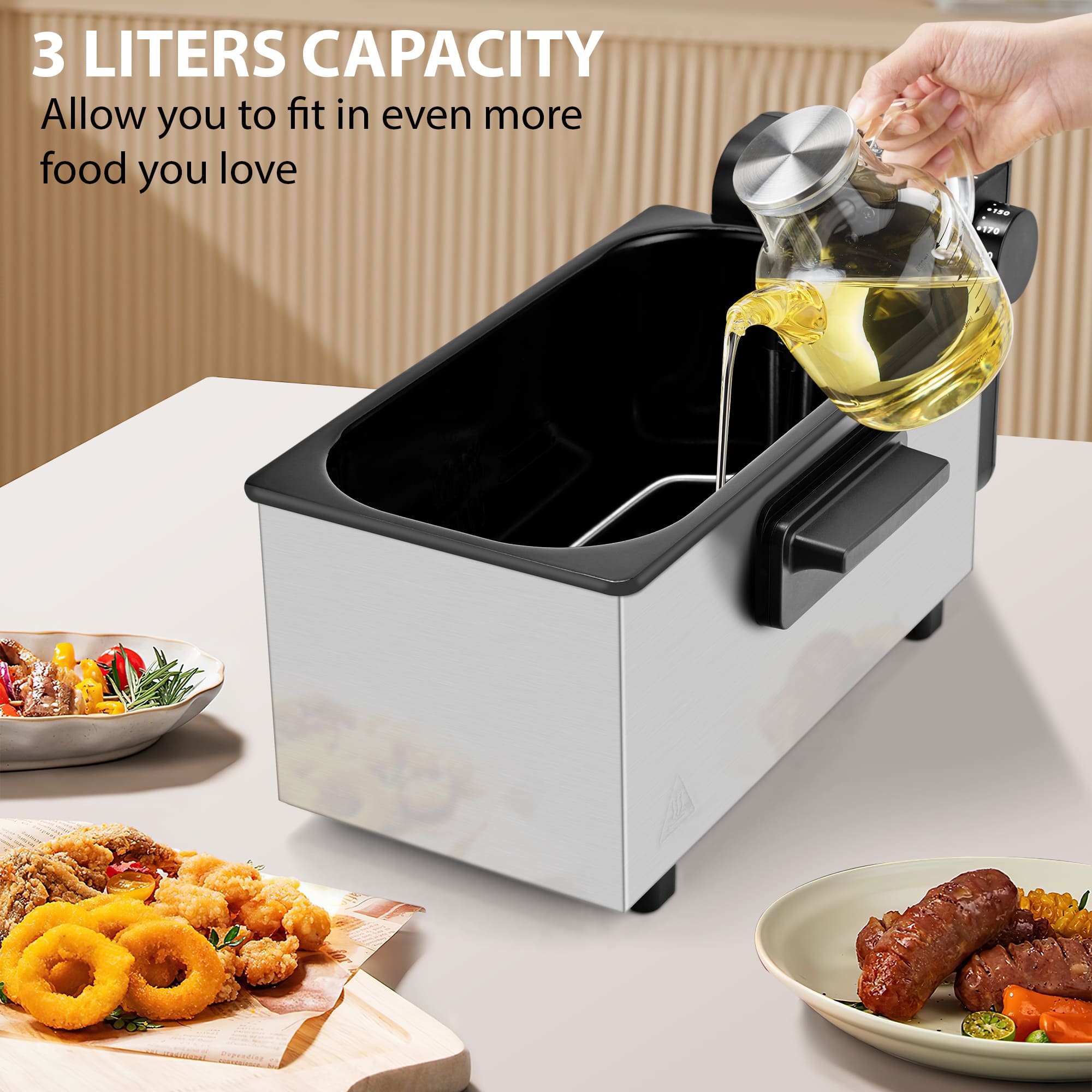 SUSTEAS Electric Deep Fryer