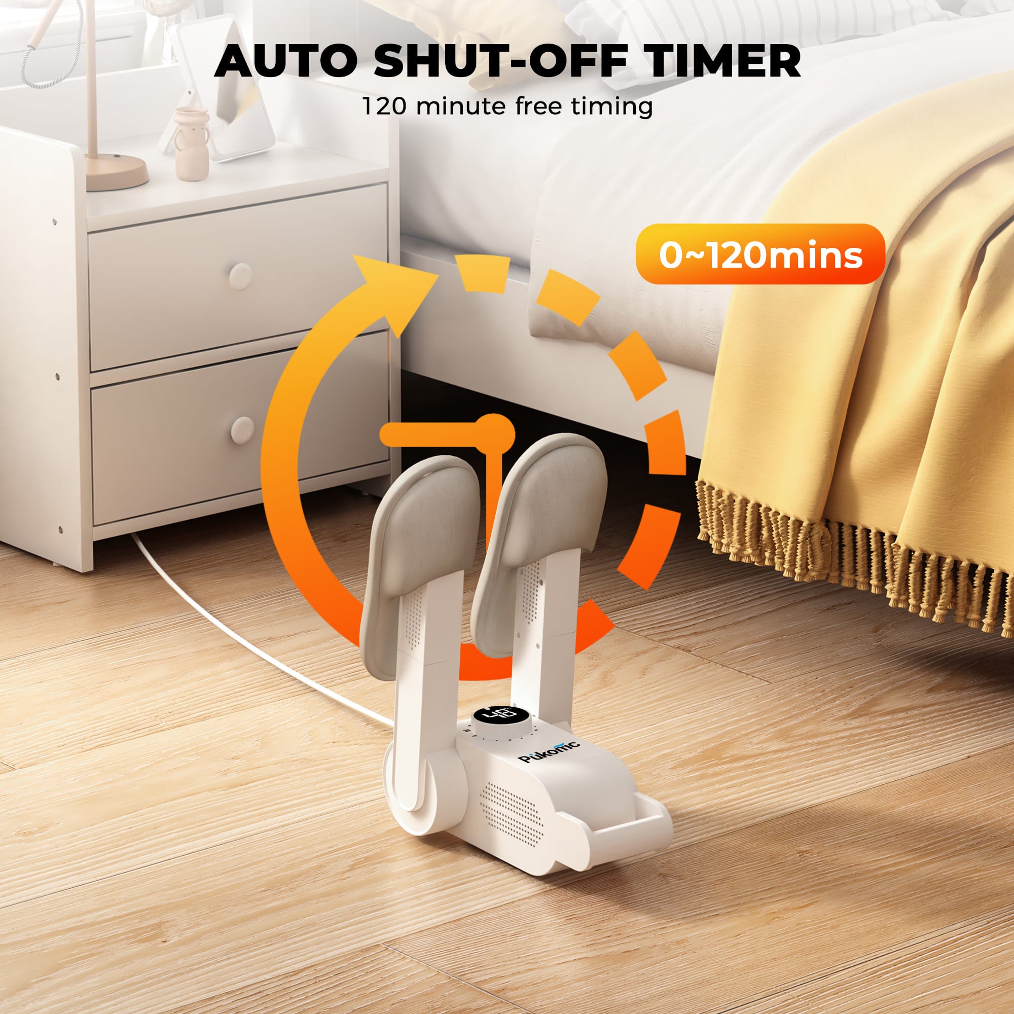 SUSTEAS Foldable & Telescoping Shoe Dryer