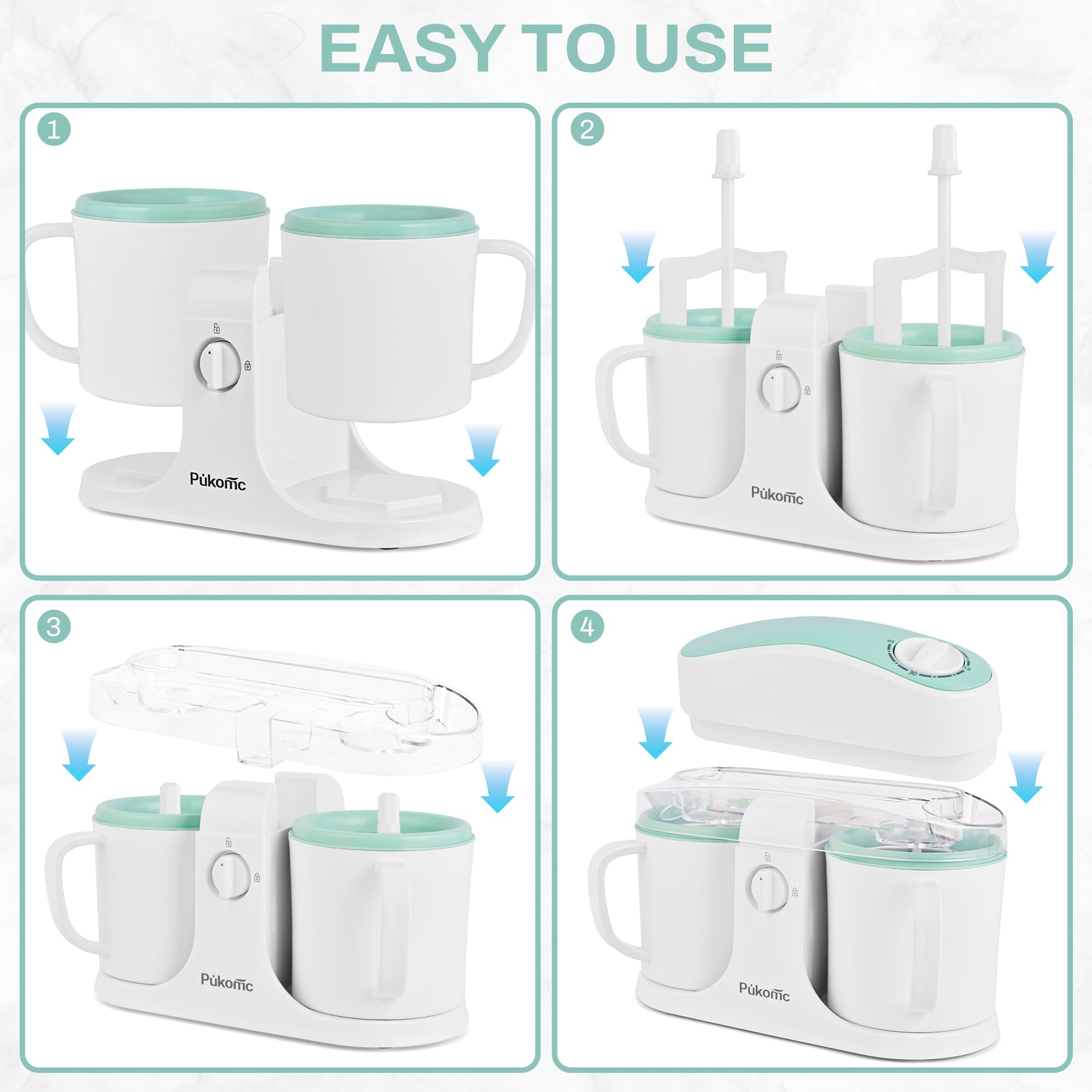 SUSTEAS Ice Cream Maker Machine