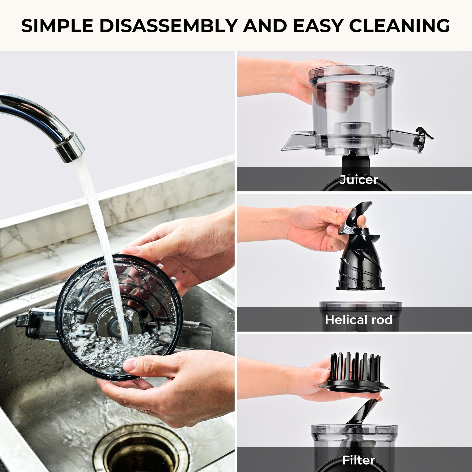 SUSTEAS Cold Press Juicer