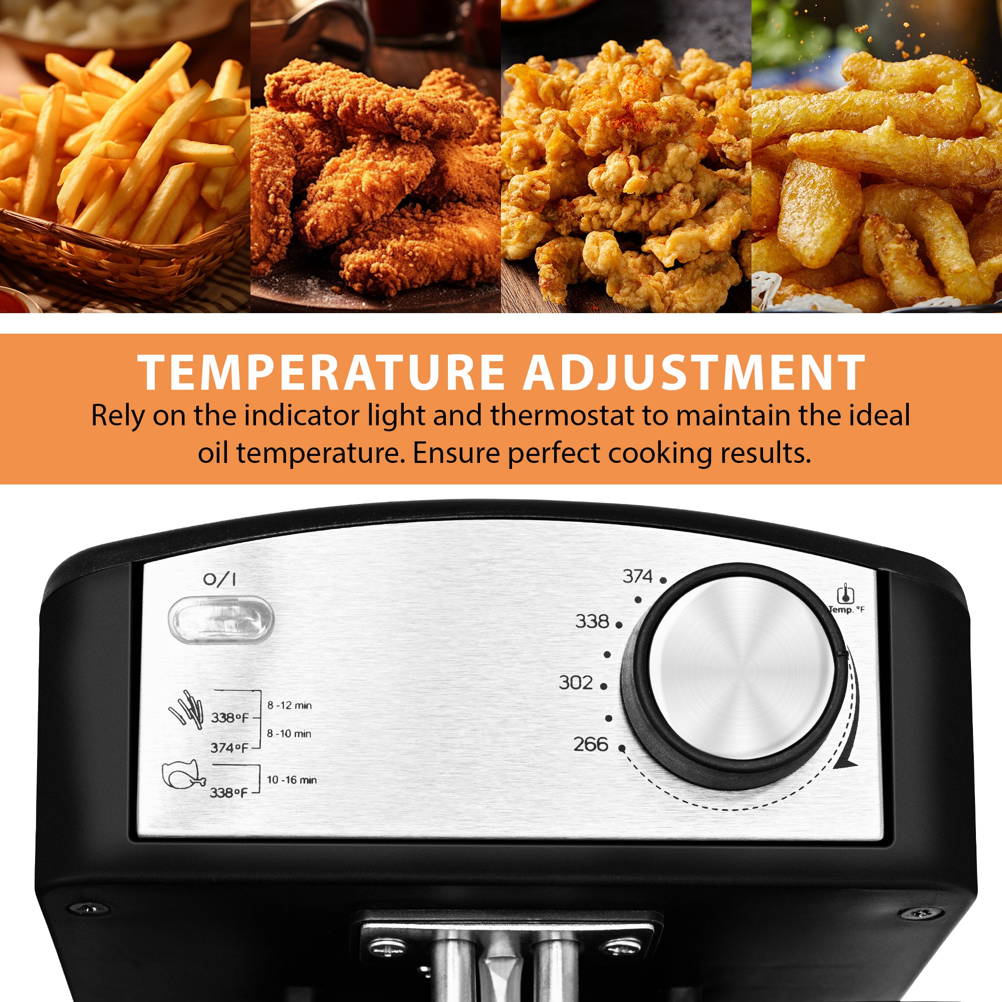 SUSTEAS 2-Basket Electric Deep Fryer