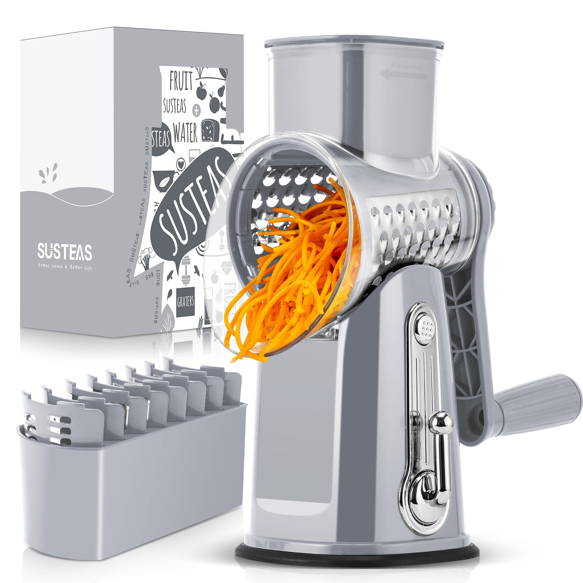 Rotary Cheese Grater for Kitchen - Thumbnail 3