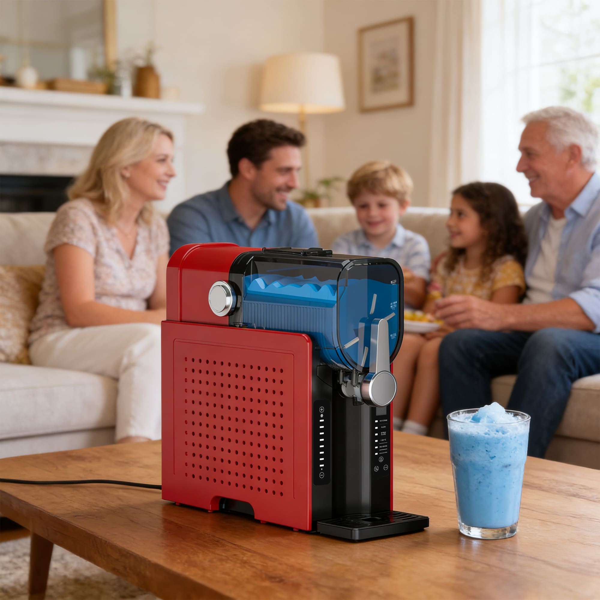 SUSTEAS Slushie Machine, Perfect for Frozen Drinks & Snow Melting