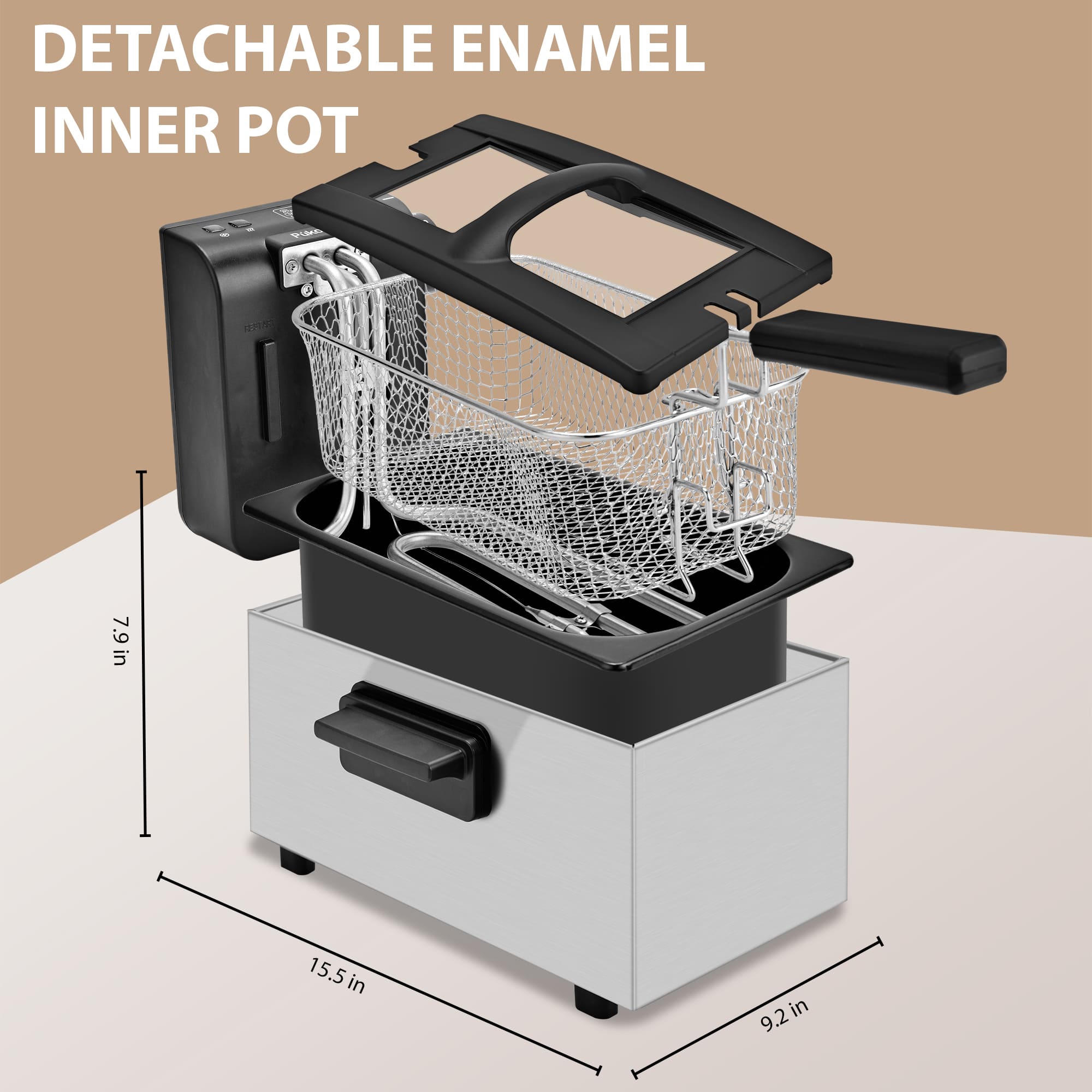 SUSTEAS Electric Deep Fryer