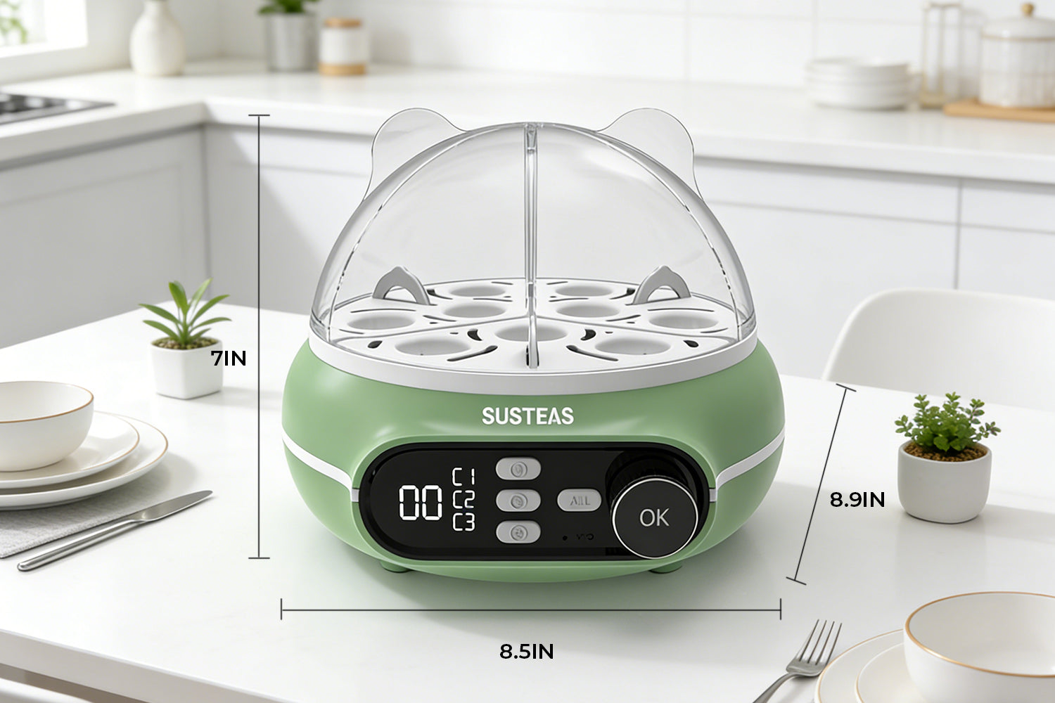A Smart Egg Cooker for Kitchen