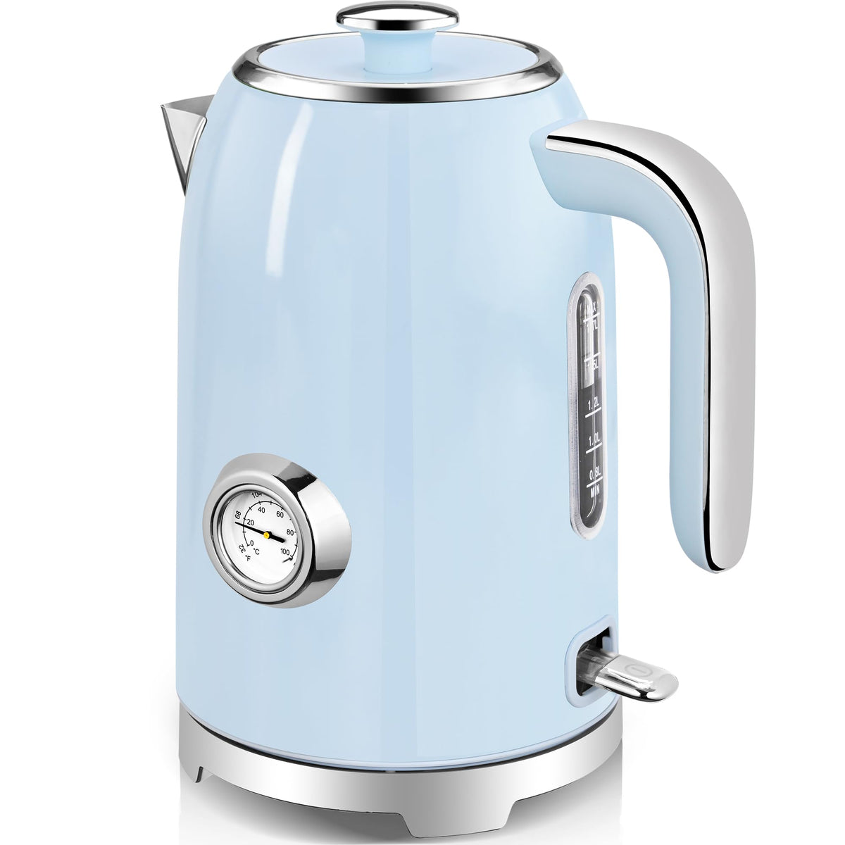 Electric Kettle Fast Boiling 1.7L Stainless Steel Auto Shut Off for Home KE1309BT - SUSTEAS