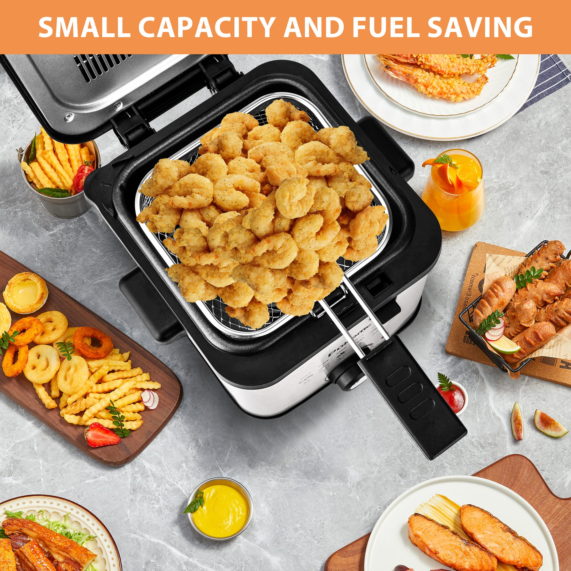SUSTEAS Electric Deep Fryer