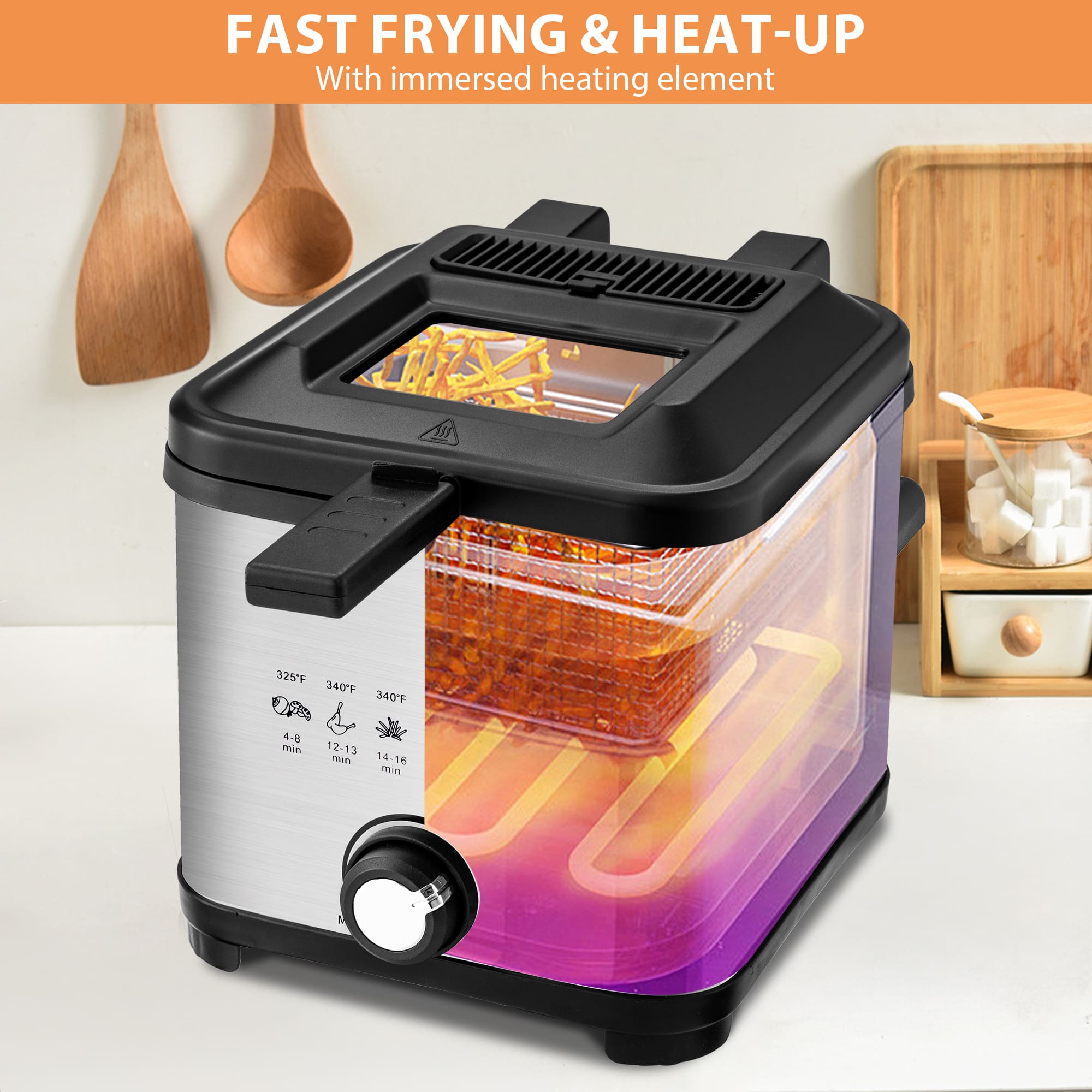 SUSTEAS Electric Deep Fryer