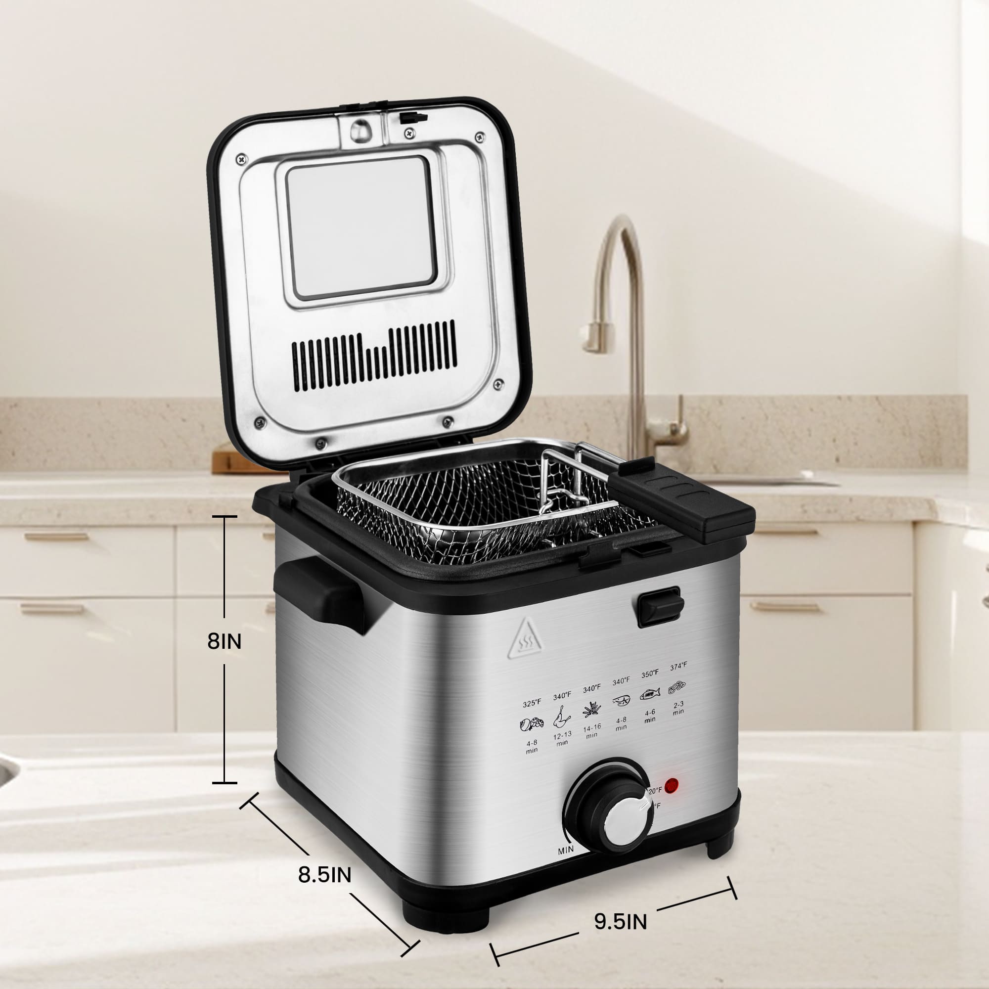 SUSTEAS Electric Deep Fryer