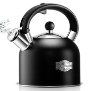 Stovetop Whistling Tea Kettle Stainless Fast Heating Gas Induction Fast Heating 3.17QT - SUSTEAS