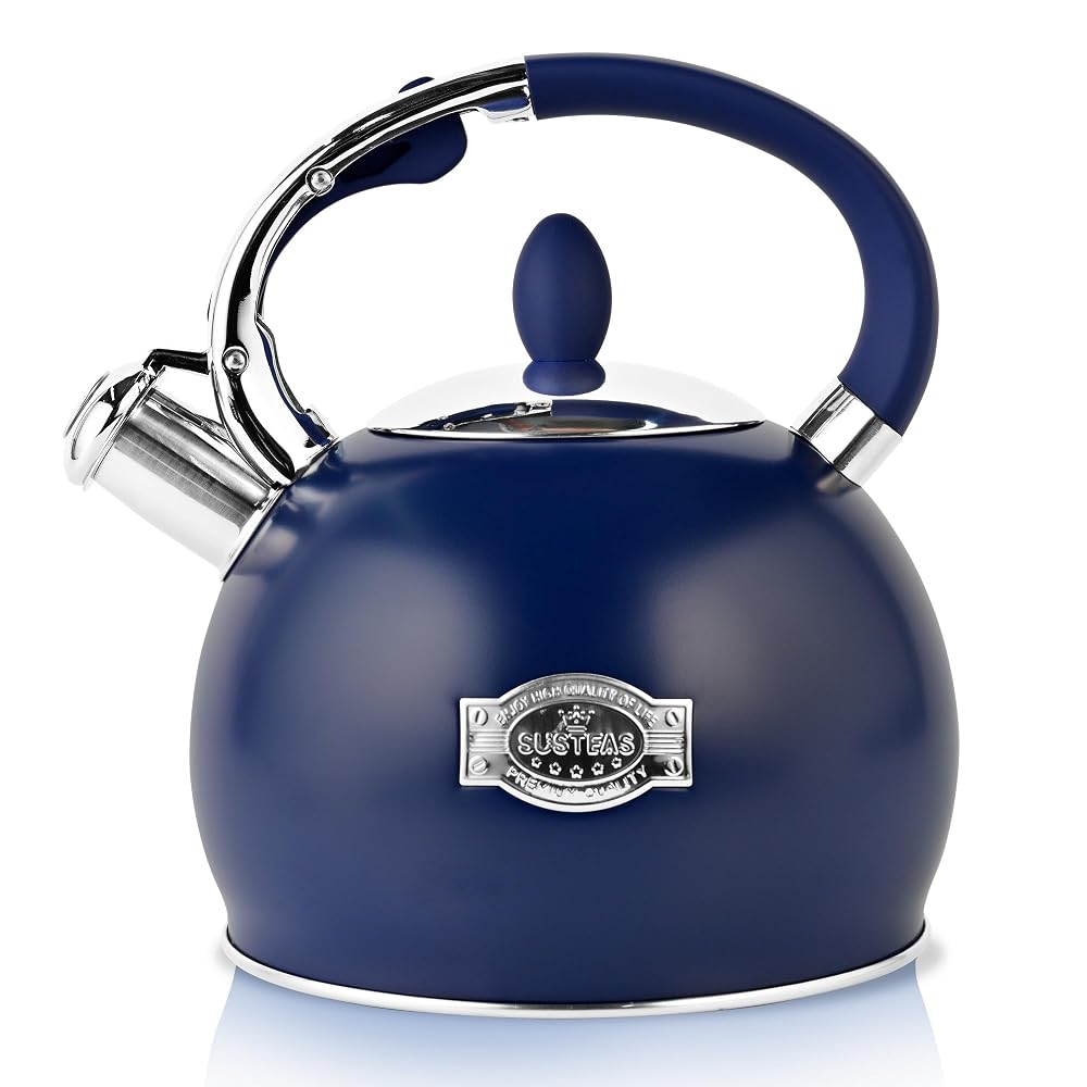 SUSTEAS® 2.64 QT Whistling Tea Kettle with 5-Layer Encapsulated Base (PDH)