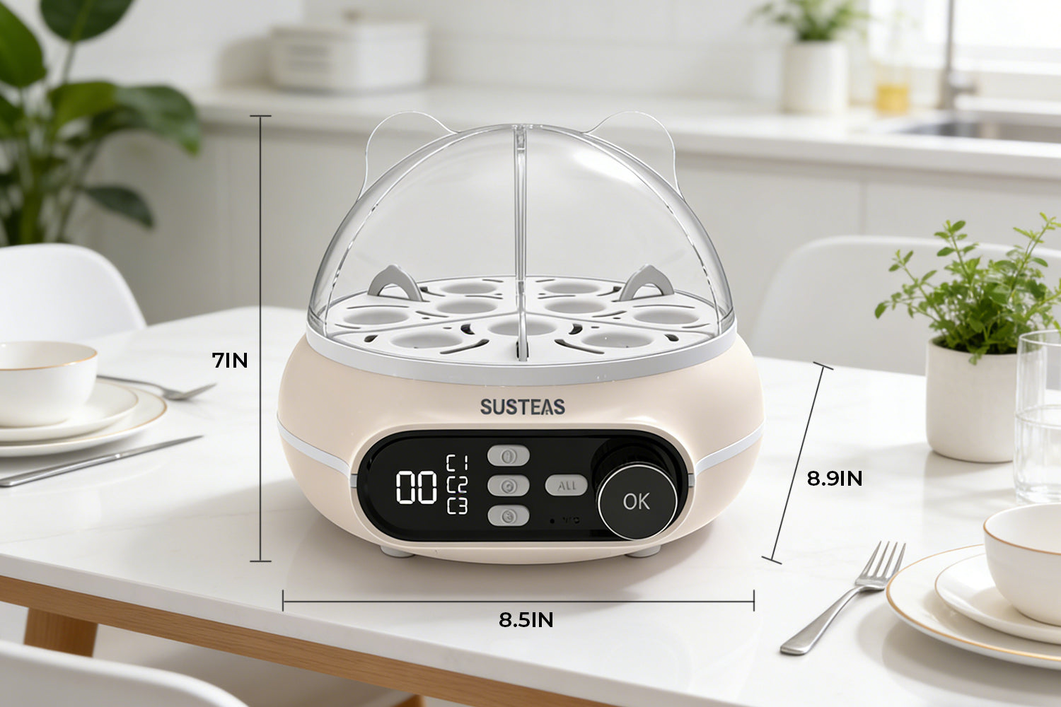 A Smart Egg Cooker for Kitchen