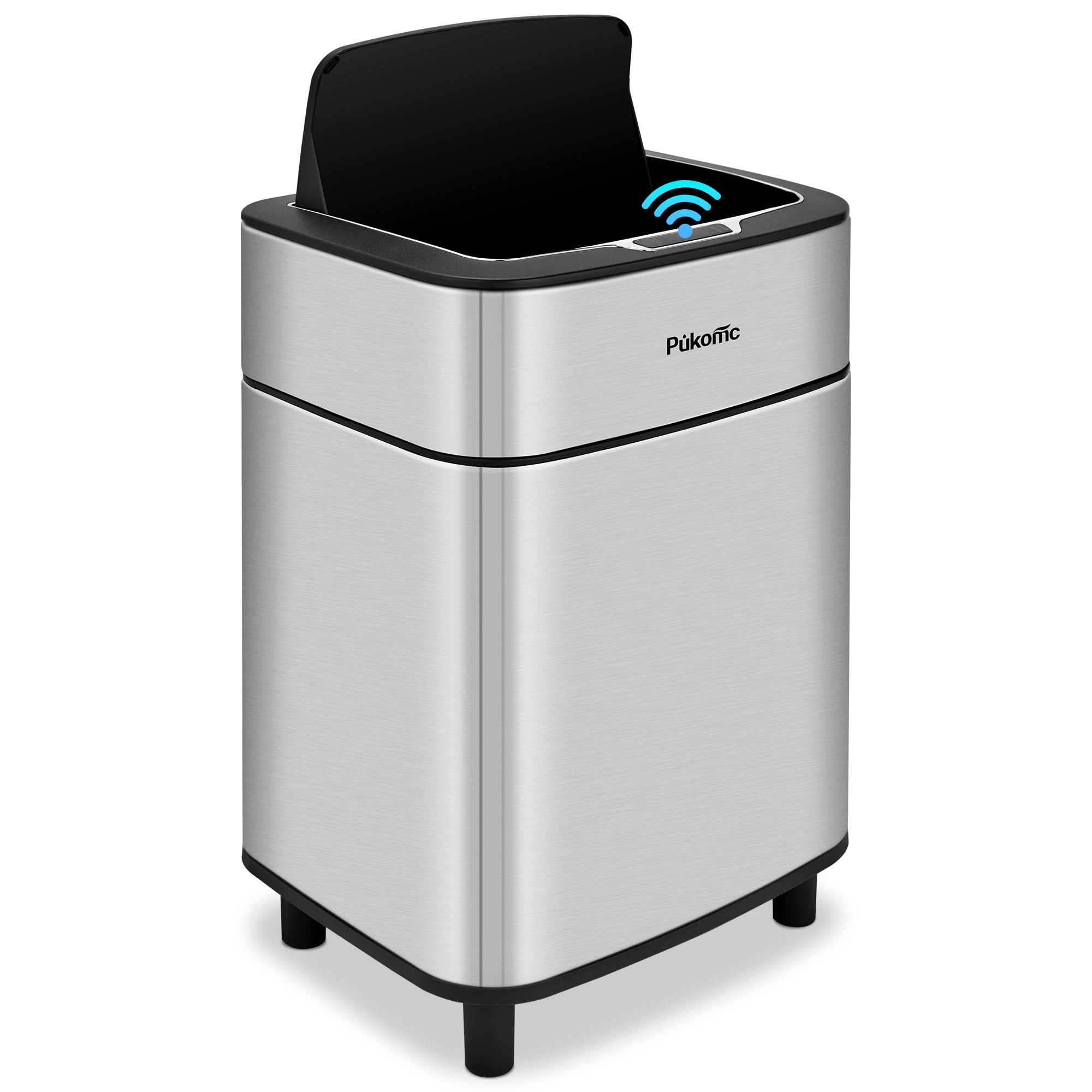 SUSTEAS Stainless Steel Trash Can, Capacity 10L