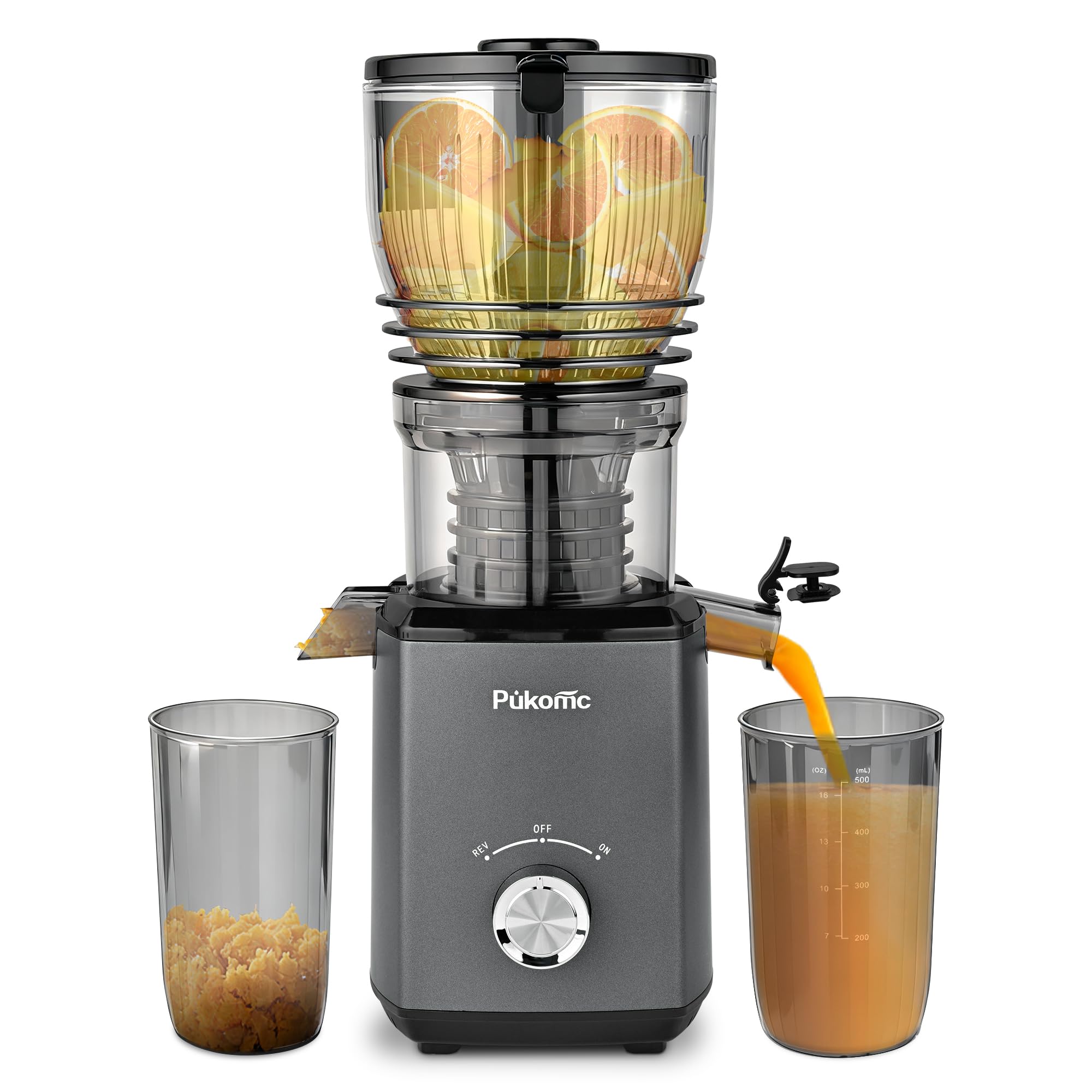 SUSTEAS Cold Press Juicer,Grey