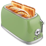 SUSTEAS Toaster 4 Slice Wide Slot, Stainless Steel Bread Toasters