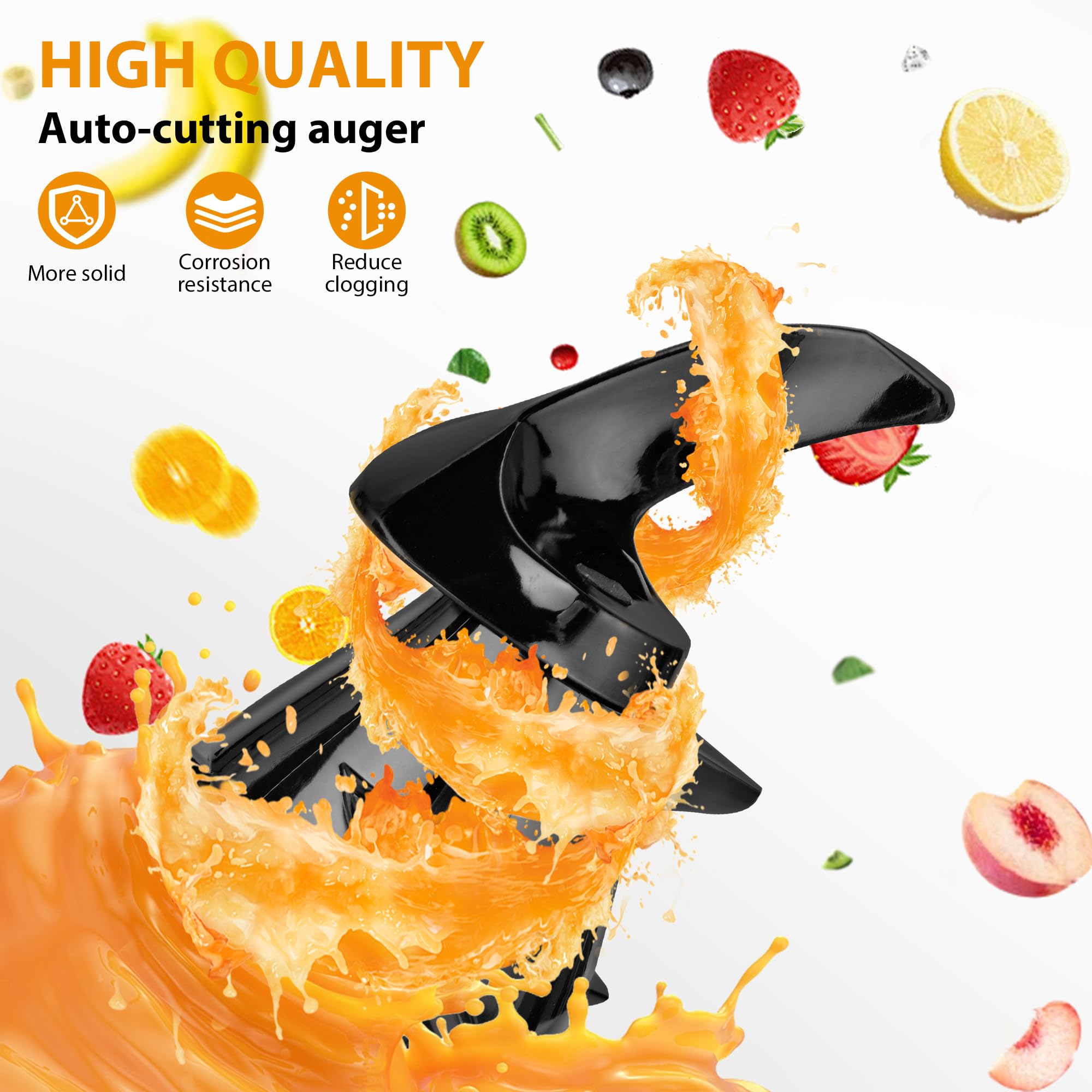 SUSTEAS Cold Press Juicer,Grey