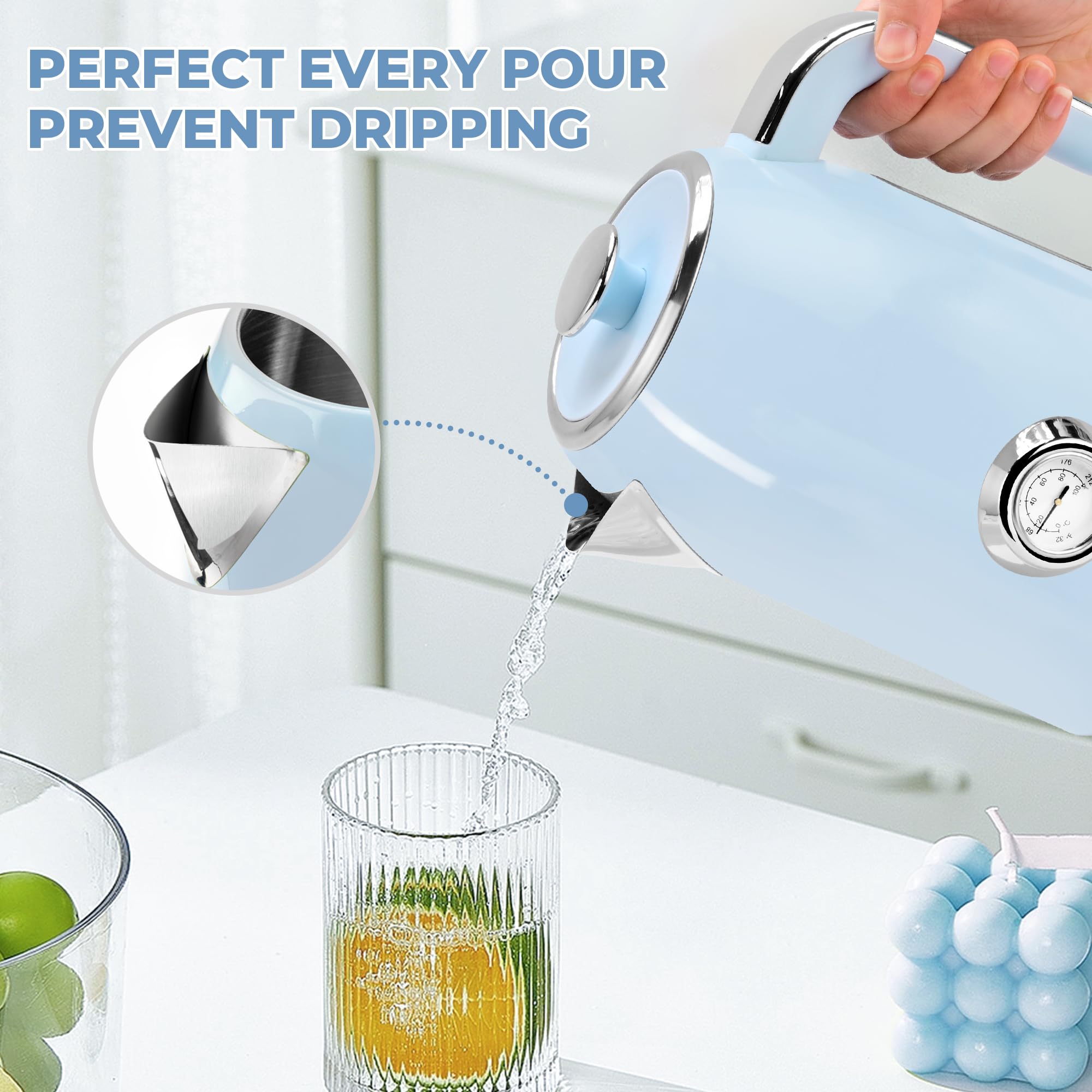 SUSTEAS Electric Tea Kettle