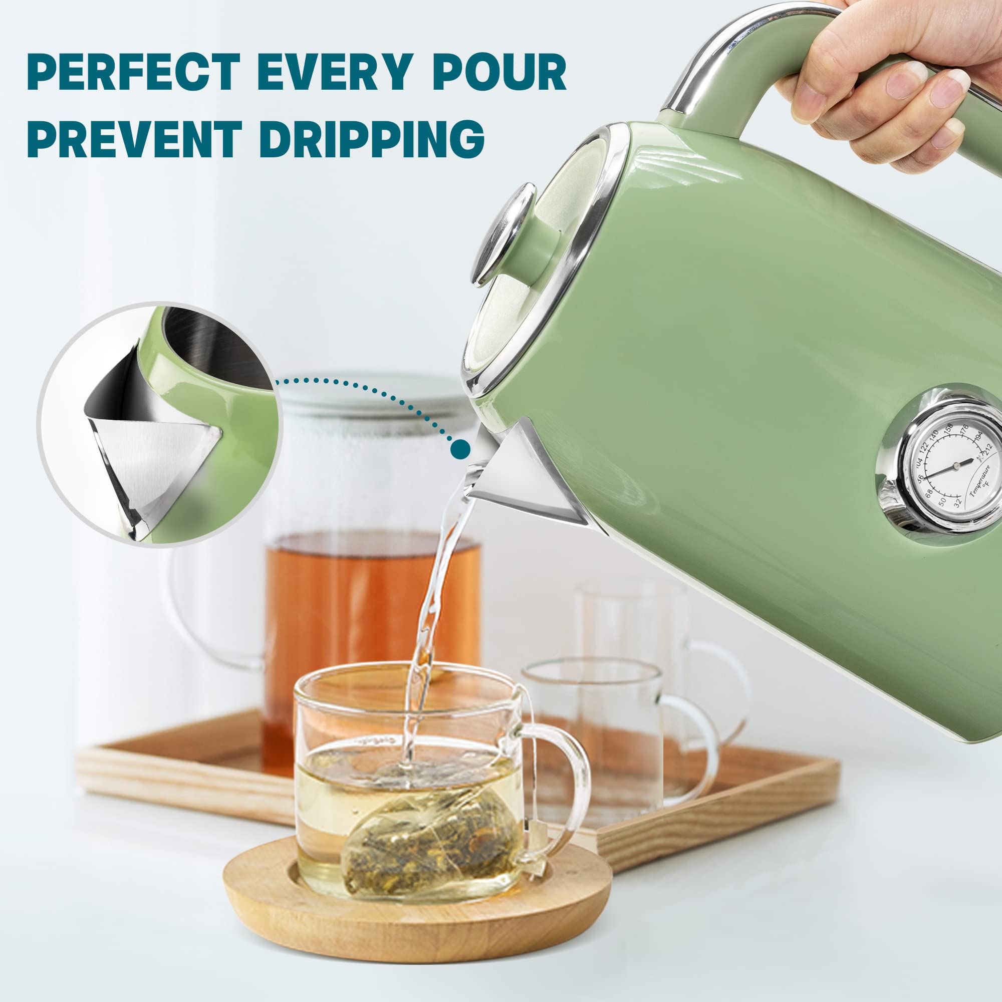 SUSTEAS Electric Tea Kettle