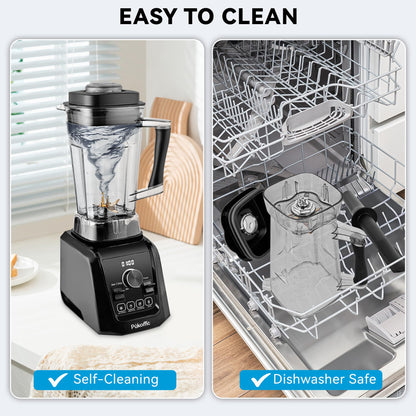 SUSTEAS Blender with 1200W Powerful Motor, Black Color