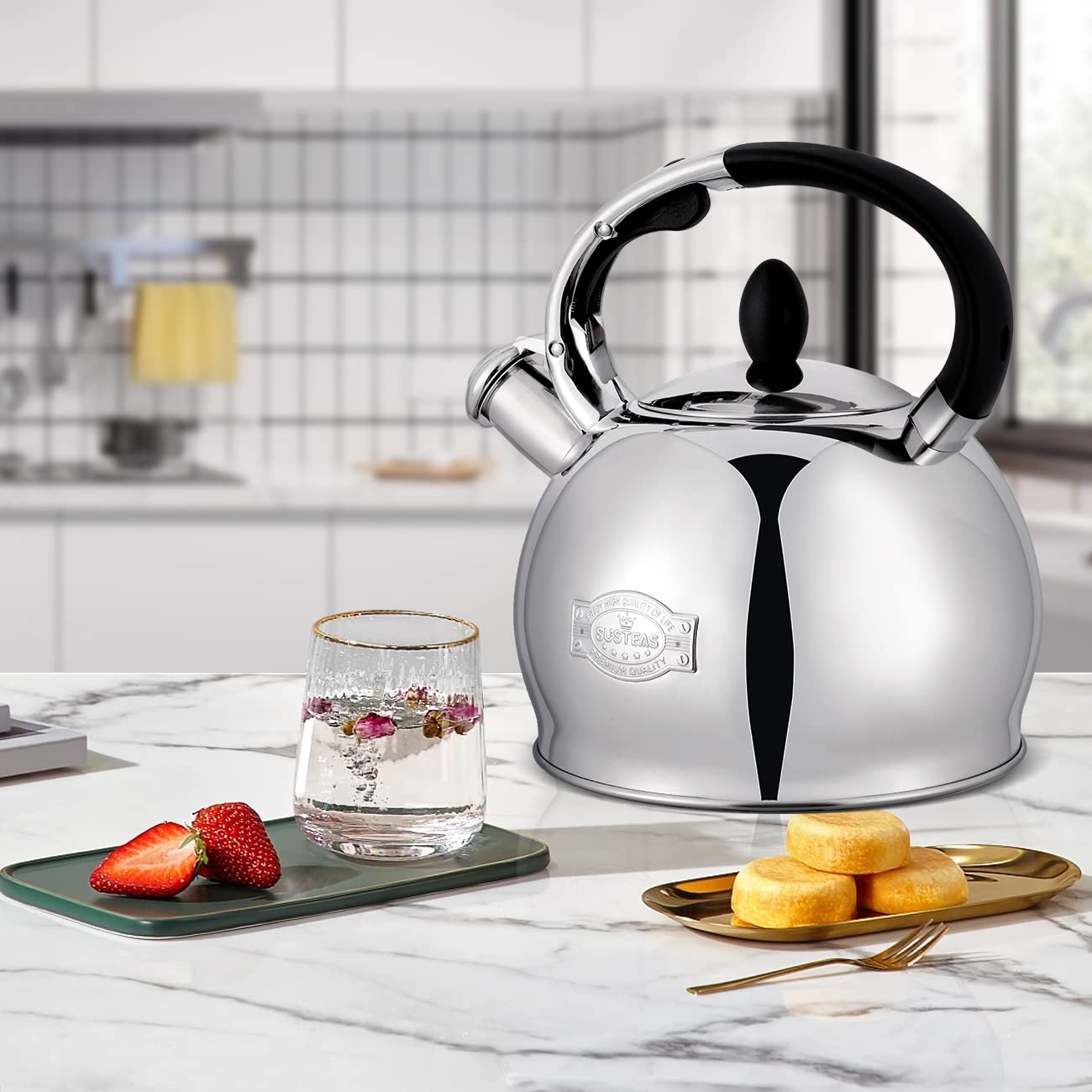 SUSTEAS StoveTop Tea Kettle